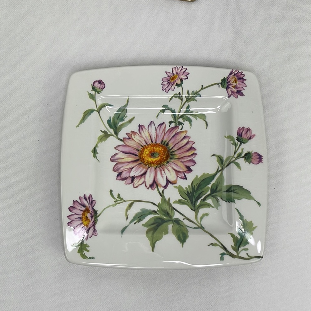 Italian Ceramics Company Florens Gerbera Daisy Plate